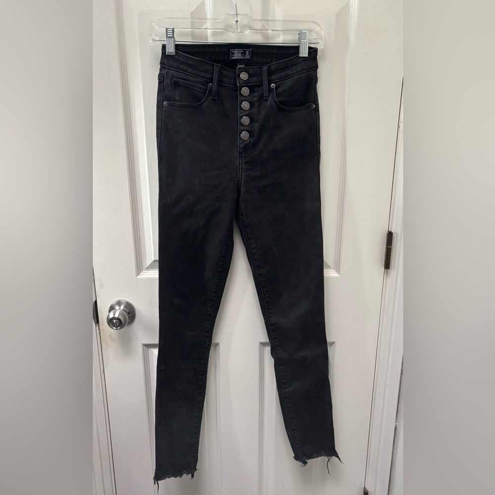 Abercrombie and Fitch Curve Love High Rise Skinny Jeans